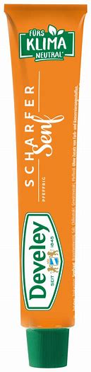Develey Scharfer Senf - Hot Mustard Tube 100ml